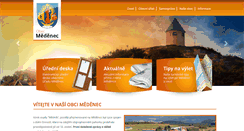 Desktop Screenshot of medenec.cz